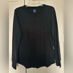 GAP maternity. Size small, black thermal top. Never worn or washed.